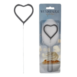 Romantische Wunderkerze in Herzform, 18cm – Ideal für besondere Anlässe