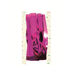 Rosa Türvorhang-Folie, 1,2 cm geschnitten, 92 x 244 cm, dekorativer Vorhang