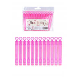 Rosafarbene Herz-Seifenblasenröhrchen 4Ml, 10,5Cm - Ideal für Junggesellinnenabschiede