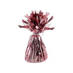 Roségoldenes Ballongewicht 160 g, Folie – stabiler Bodenhalter für Ballons