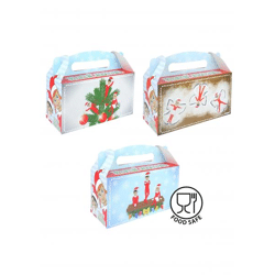 Runde Elfin-Lunchbox, 22,5 L x 9,5 B x 12 H cm, praktisch für Schule und Büro