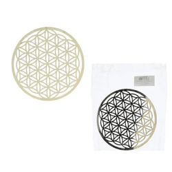 Runder Hänger Lebensblume, Spirituelles Dekor, ca. 12 cm Durchmesser