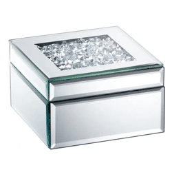 Schatulle Diamant, klein, 13x13 cm - Stilvolle Aufbewahrung für Schmuck & Andenken
