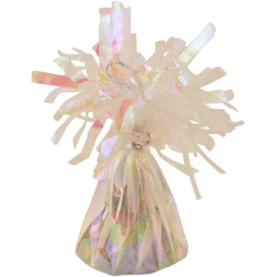 Schillerndes Folienballongewicht, 85 g Stabilisator für Partyballons