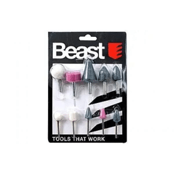 SCHLEIF-KORPERSATZ : Hochwertiger Schleifkörper-Satz für vielseitige Schleifarbeiten - Profi-Set für Handwerker und Heimwerker