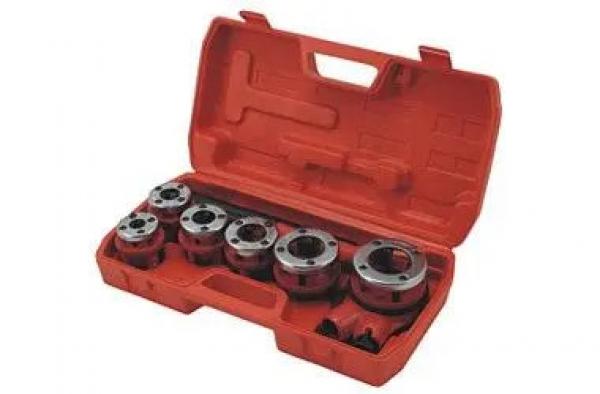 SCHNEIDKLUPPENSATZ : Hochwertiger Gewindeschneidkluppensatz - Professionelles Werkzeugset f&uuml;r pr&auml;zises Gewindeschneiden