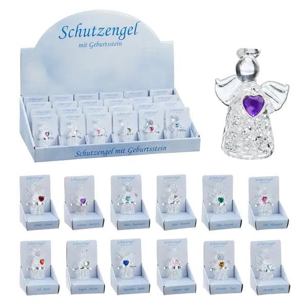Schutzengel mit Geburtssteinen, 24er Set im Display &ndash; Spirituelle Geschenke