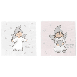 Schutzengel Servietten, 2-lagig, 20er-Pack - Himmlische Tischdekoration