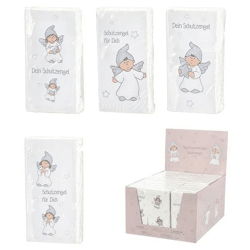 Schutzengel Taschentücher, 4 Designs, 10er-Pack