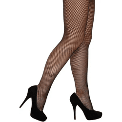 Schwarze Netzstrumpfhose für Erwachsene - Sexy, elastische Netzstrumpfhose