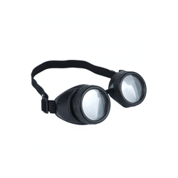 Schwarze Pilotenbrille mit klarem Glas, Universalgröße – stilvolles Accessoire