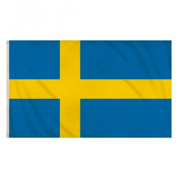 Schweden-Flagge, groß 5 Fuß x 3 Fuß, robust und wetterfest