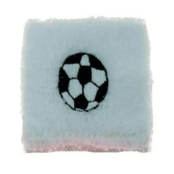 Soccer design sweatband