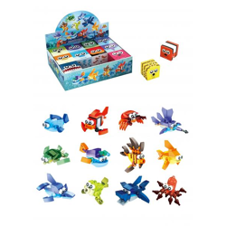 Sea Life-Bausteinset – 12 verschiedene Meerestiermodelle für Kinder