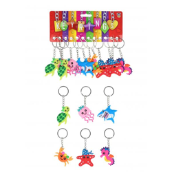 Sealife-Minifiguren, 5 cm, Set mit 6 verschiedenen Meeresbewohnern – Lernspielzeug