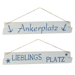 Nautical pictures set, 2 pieces, 60x10cm - Bring a maritime atmosphere into your home!