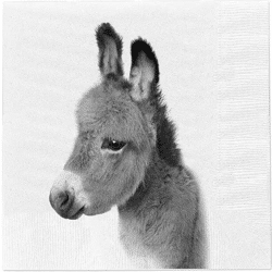 Serviettenhalter Bundle: 20er-Pack Esel für Tischkultur (95 Zeichen)