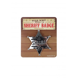 Sheriff Abzeichen 5,5 cm – Metall Stern für Kostüm & Rollenspiel