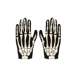 Skeletthandschuhe für Erwachsene – ideal für Halloween und Kostümpartys