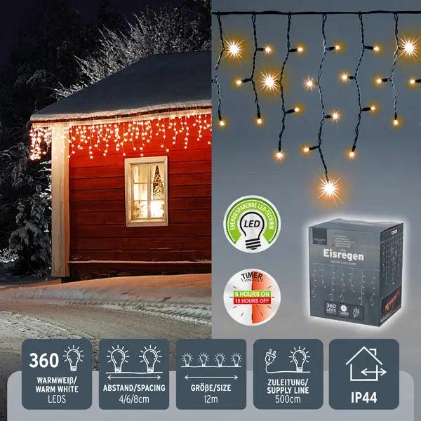 Smart LED Fairy Lights, 400 LEDs, 40m, App-Controlled, Versatile Lighting