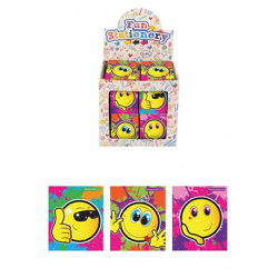 Smile Mini-Notizbuch, 7 x 6 cm, 10 Seiten – kompaktes Tagebuch für schnelle Notizen