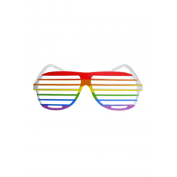Sonnenbrille für Erwachsene mit Glasverschlüssen, Pride-Thema, stilvoll und langlebig