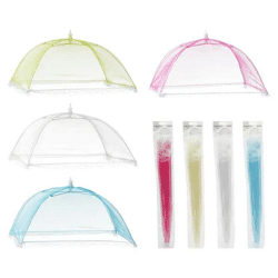 Speisehauben-Set – 4 Stück, Schutz vor Insekten, 36 cm Durchmesser