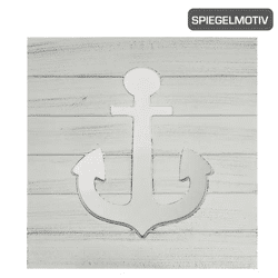 Spiegel Anker, ca. 39cmH - Nautisches und dekoratives Akzentstück