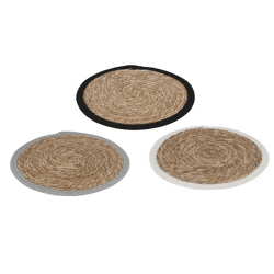 Spiralförmige Tischsets - 3er Set, Rund, Durchmesser 35cm