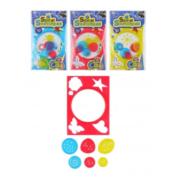 Spiralvorlagen, 7 Stück, 3 verschiedene Farben, Bastelbedarf für Kinder