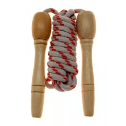 Springseil speziell für Kinder mit Holzgriffen