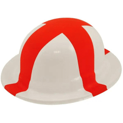 St. George Bowlerhut Aus Kunststoff Für Erwachsene - Englische Patriot Kostümzubehör