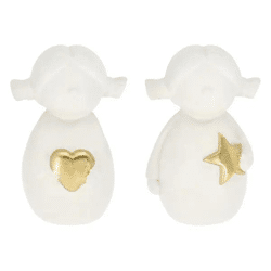 Stehende Mädchen-Figur, 2er-Set, ca. 14 cm hoch – Charmante und detaillierte Deko