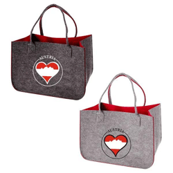 Stilvolle Filztasche aus Österreich - Langlebig, Elegant, Vielseitig - Modell 2/S