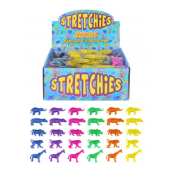 Stretch Tiere Dschungel, 5-6 cm, 6 Designs in 6 Farben - Flexibles Spielzeug für Kinder