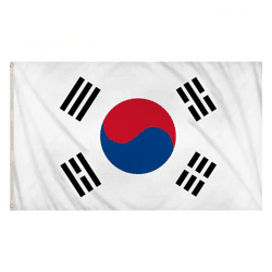 Südkoreanische Flagge, 5 x 3 Fuß, großes, langlebiges Outdoor-Nationalbanner von Südkorea