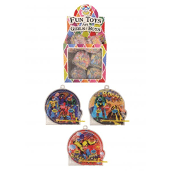 Superhelden-Flipperball-Puzzle, 5,5 cm x 5,8 cm, 3 Teile sortiert