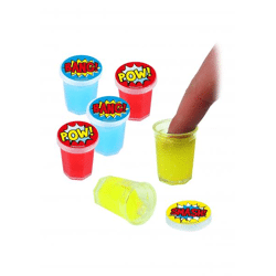 Superhelden-Schleim-Set 10 g, 3 Stück in verschiedenen Farben, 3 x 3,8 cm – ideal für Partygeschenke für Kinder