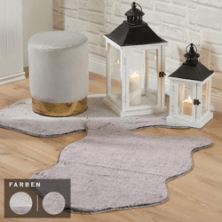 SUPERSOFT Dekofell, 2er Set, Ca. 60x90cm – Kuschelige Eleganz