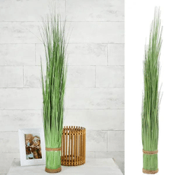 Synthetisches Großes Grasbüschel mit Naturjute-Schnur, L, 5x86cm