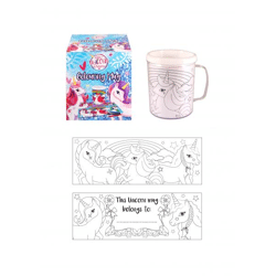 Tassen-Einhorn-Malset mit 2 verschiedenen Designs – magische Einhorn-Malaktivität
