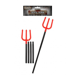 Teufelsgabel 103cm, 4-teiliges Set, Halloween-Kostümzubehör