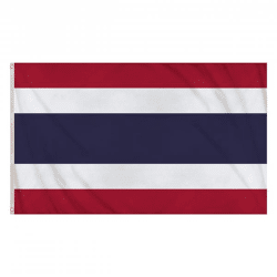 Thai flag, 5 x 3 feet, large, durable outdoor national banner of Thailand