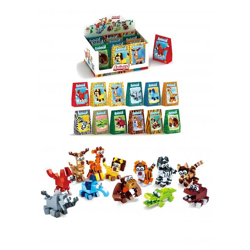 Tier-Bausteine-Set, 12-teilig, Vielseitiges Spielzeug Für Kinder, Kreatives Bauen