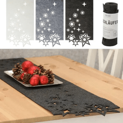 Tischläufer Sternennacht, 3/s, 140x24cm - Verleiht Ihrem Tisch festliche Atmosphäre