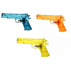 Transparente Klassik-Wasserpistole: 20 cm