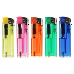 Transparentes Elektroanzünder Set, 5 Stück - Wiederaufladbar, Ohne Flamme