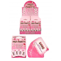 Trau-Dich-Karten für Junggesellinnenabschied, 24 Stück, 8x11 cm - Gesellschaftsspiel für Frauen