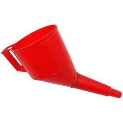 TRICHTER MIT FLITER SCHRAG SCHWERLAST: Schwerlast-Trichter mit Neigung und Filter - Robuster Industrie-Trichter