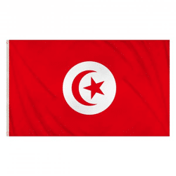 Tunesische Flagge, 5 x 3 Fuß, großes, langlebiges Outdoor-Nationalbanner von Tunesien